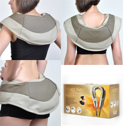 Прибор для массажа плечевого пояса и спины