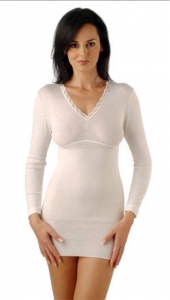 Согревающая футболка с длинным рукавом ортопедическая (женское термобелье)
