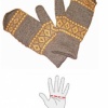 Теплые рукавицы из настоящей верблюжей шерсти